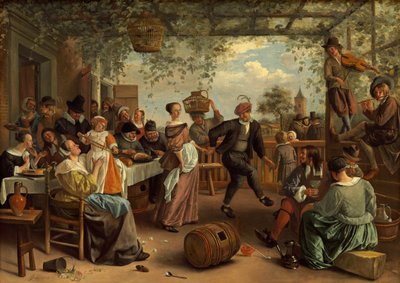La coppia danzante da Jan Havickszoon Steen